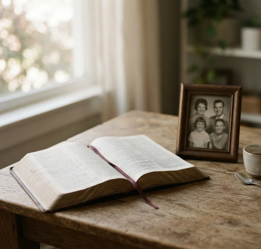 Open Bible representing verses to pray over a son Title: bible-verses-for-my-son