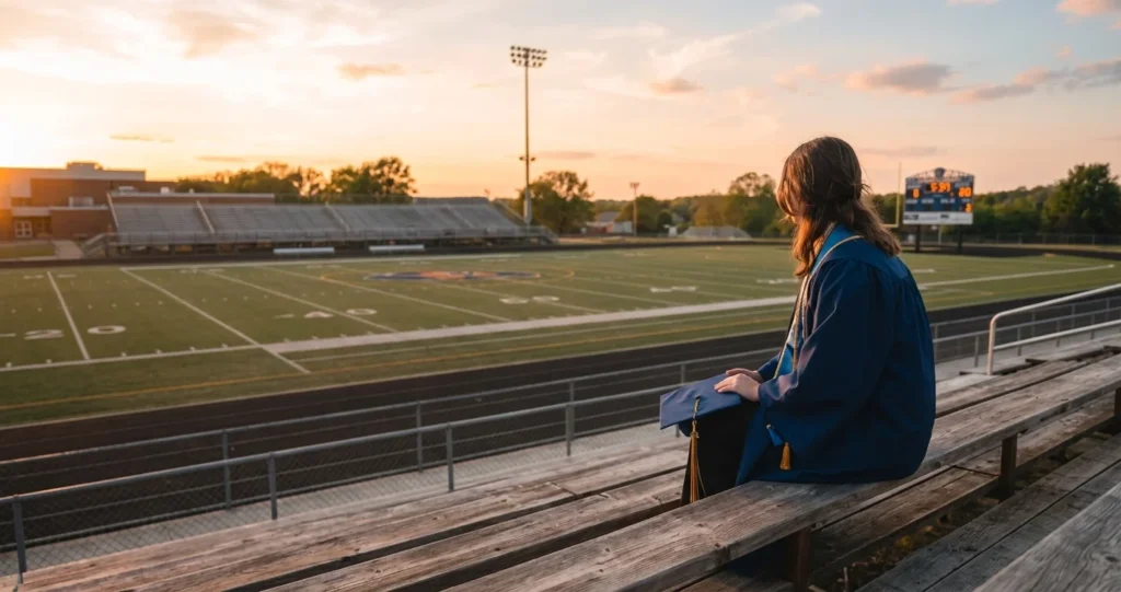 Prayer for seniors in high school — student holding a graduation cap