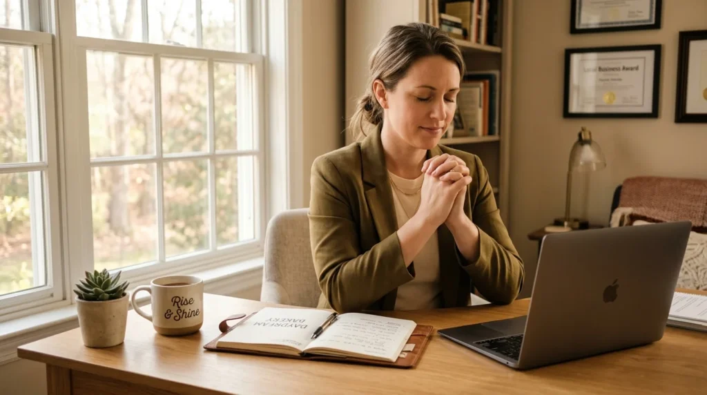 Prayers for Business: Success, Growth, and Guidance for Owners and Entrepreneurs Business owner praying for guidance and success